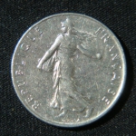 1\2 франка 1978 год Франция