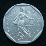 2 франка 1982 года