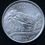 25 центов 2006 год Квотер штата Колорадо