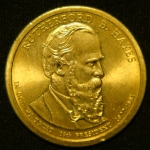 1 доллар 2011 год Президент США - Ратерфорд Хейз (1877-1881)