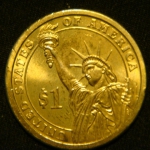 1 доллар 2010 год  Президент США - Миллард Филлмор (1850-1853)