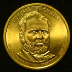 1 доллар 2011 год Президент США - Улисс Грант (1869-1877)