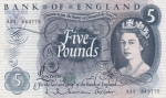 5 фунтов 1963-71 год Великобритания