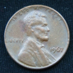 1 цент 1967 год