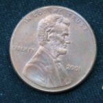 1 цент 2001 год