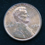 1 цент 1982 год