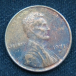 1 цент 1971 год D