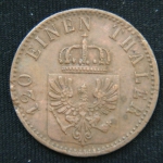 3 пфеннига 1869 год Пруссия