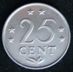 25 центов 1979 год Нидерландские Антильские острова