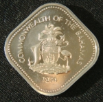 15 центов 1974 год Багамы