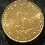 200 лир 1993 год  Сан-Марино
