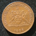 5 центов 1995 год Тринидад и Тобаго