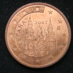 5 евроцентов 2007 год