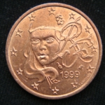 5 евроцентов 1999 год Франция