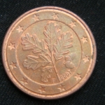 5 евроцентов 2007 год F