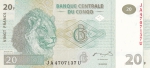 20 франков 2003 года ДР Конго