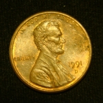 1 цент 1991 год D