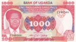 1000 шиллингов 1983 год Уганда