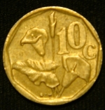 10 центов 1993 год ЮАР
