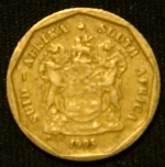 10 центов 1995 год ЮАР