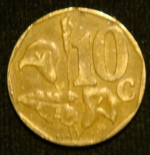 10 центов 1997 год ЮАР