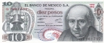 10 песо 1977 год  Мексика