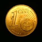 1 евроцент 2011 год Франция