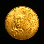 1 евроцент 2011 год Франция