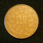 1 евроцент 2002 год Португалия