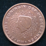 5 евроцентов 2000 год Нидерланды