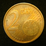 2 евроцента 2007 год