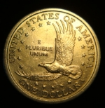 1 доллар США 2000 год Сакагавея . Орел D