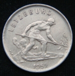 1 франк 1952 год Люксембург