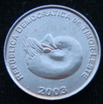 1 сентаво 2003 год Восточный Тимор