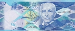 2 доллара 2013 года Барбадос
