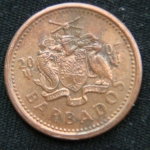 1 цент 2007 год Барбадос