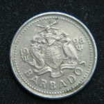 10 центов 1998 год Барбадос