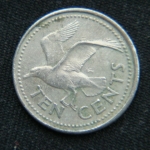 10 центов 1998 год Барбадос