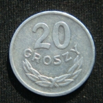 20 грошей 1976 год