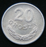 20 грошей 1961 год Польша
