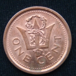 1 цент 2011 год Барбадос
