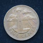 5 центов 2000 год Барбадос