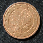 2 евроцента 2007 год F