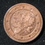 2 евроцента 2011 год F