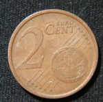 2 евроцента 2005 год