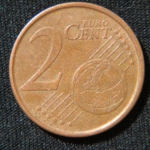 2 евроцента 2000 год Испания