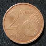2 евроцента 2002 год F