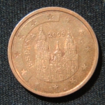 2 евроцента 2009 год Испания