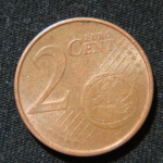 2 евроцента 2002 год Греция
