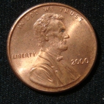 1 цент 2000 год